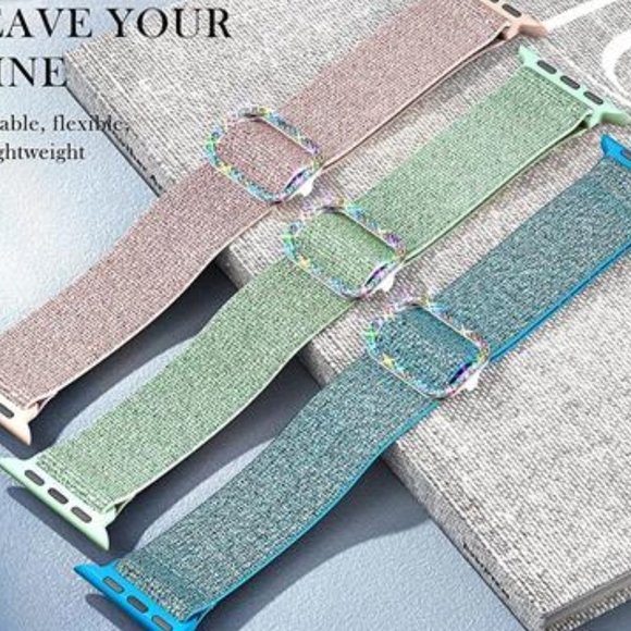 NEW Bling Rhinestone Glitter Apple Watch Bands main image 4